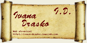 Ivana Draško vizit kartica